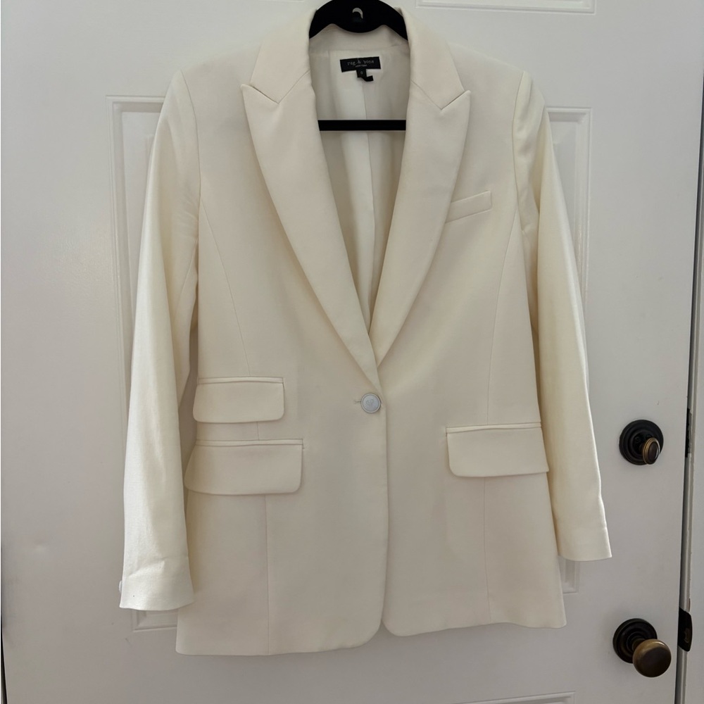 Rag & Bone Cream Blazer